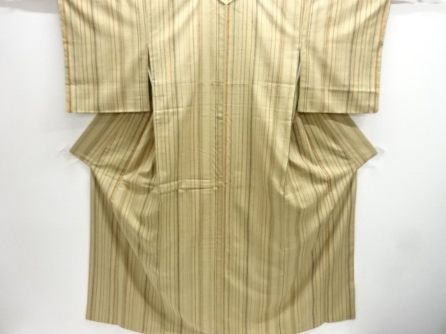 JAPANESE KIMONO / MAWATA YUKI TSUMUGI / WOVEN STRIPE